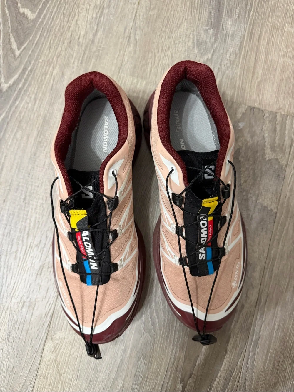 Salomon XT-6 GORE-TEX Pink Burgundy Sneakers LIKE NEW